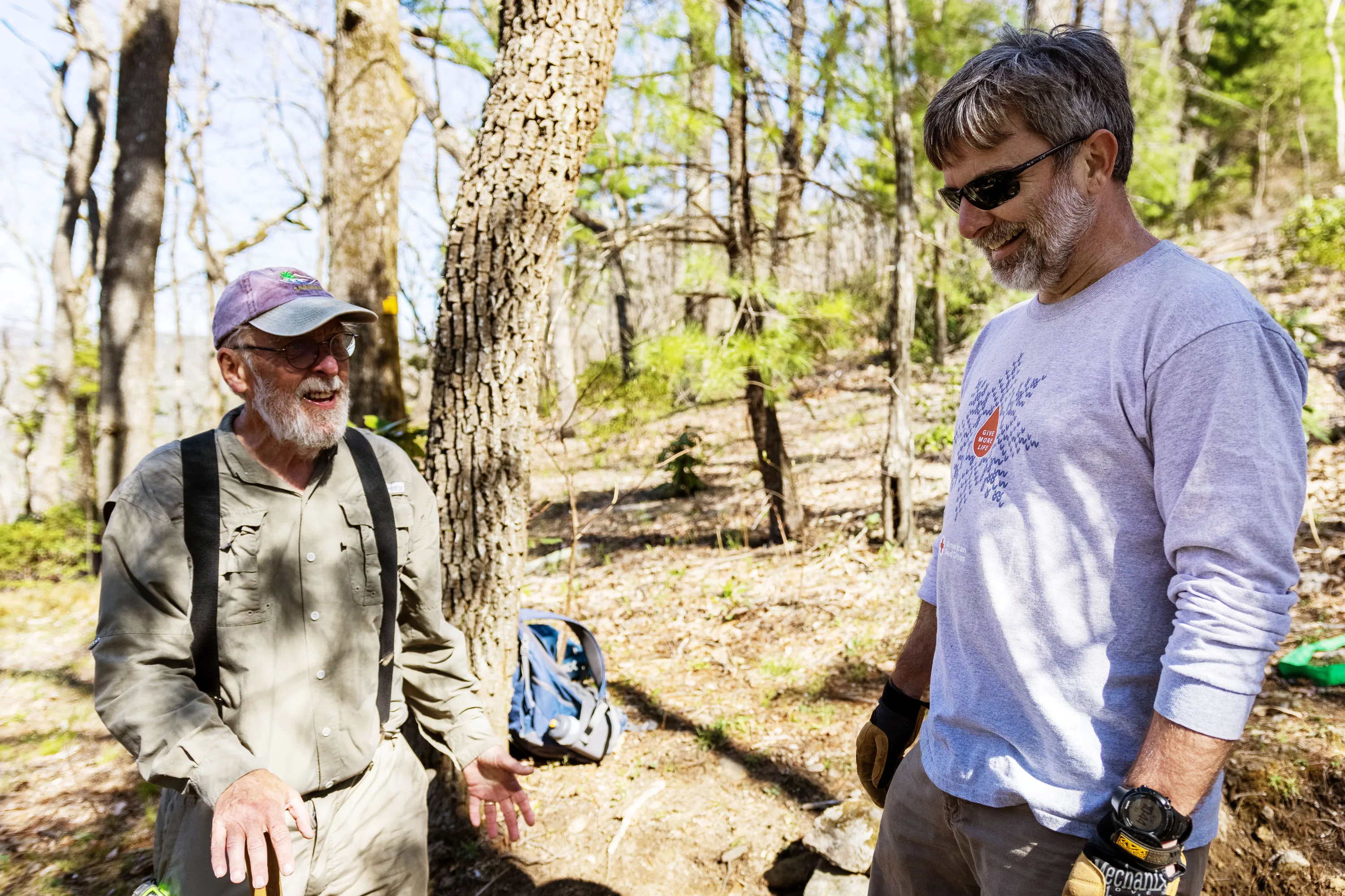 Trail conversation