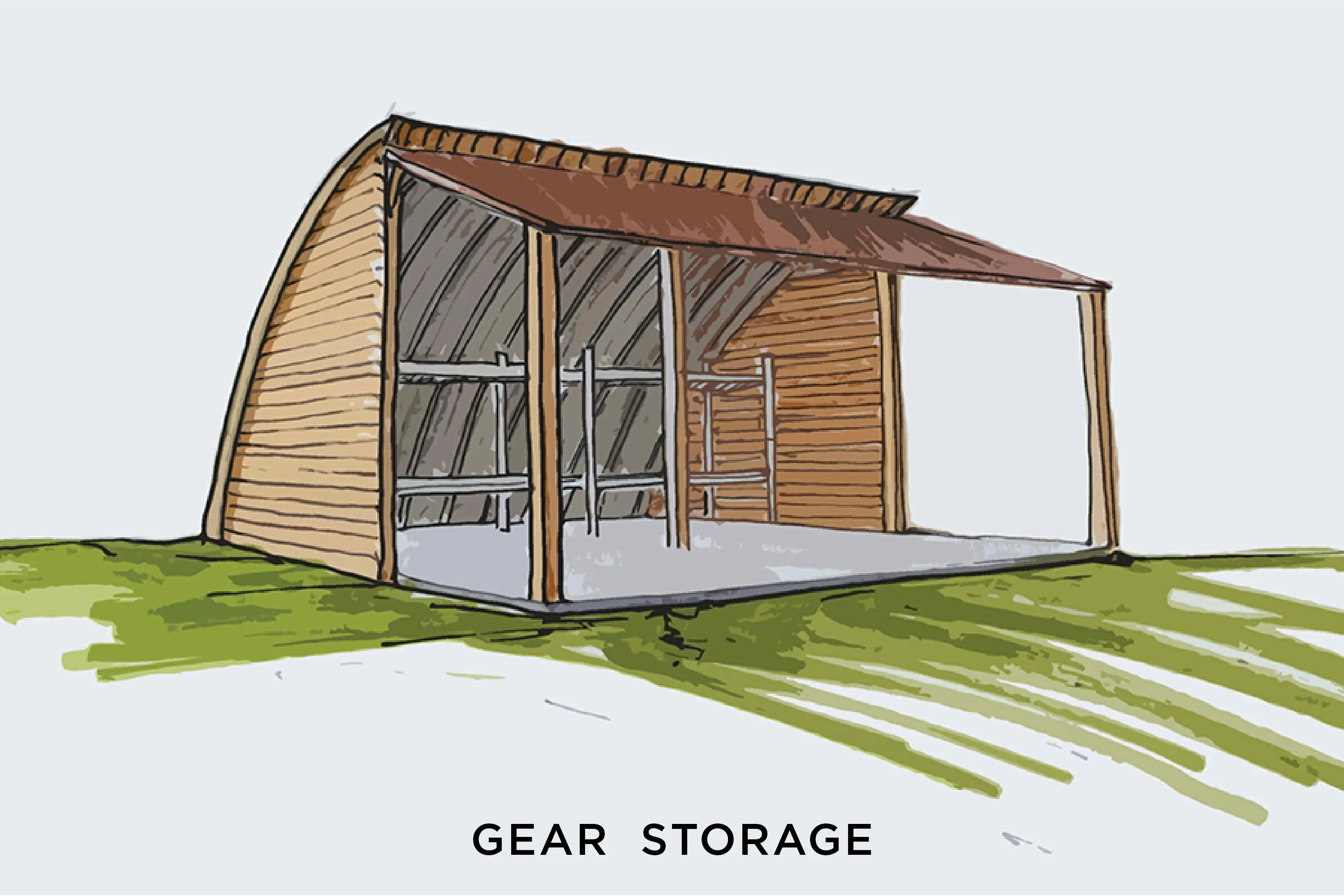 A gear storage drawing.