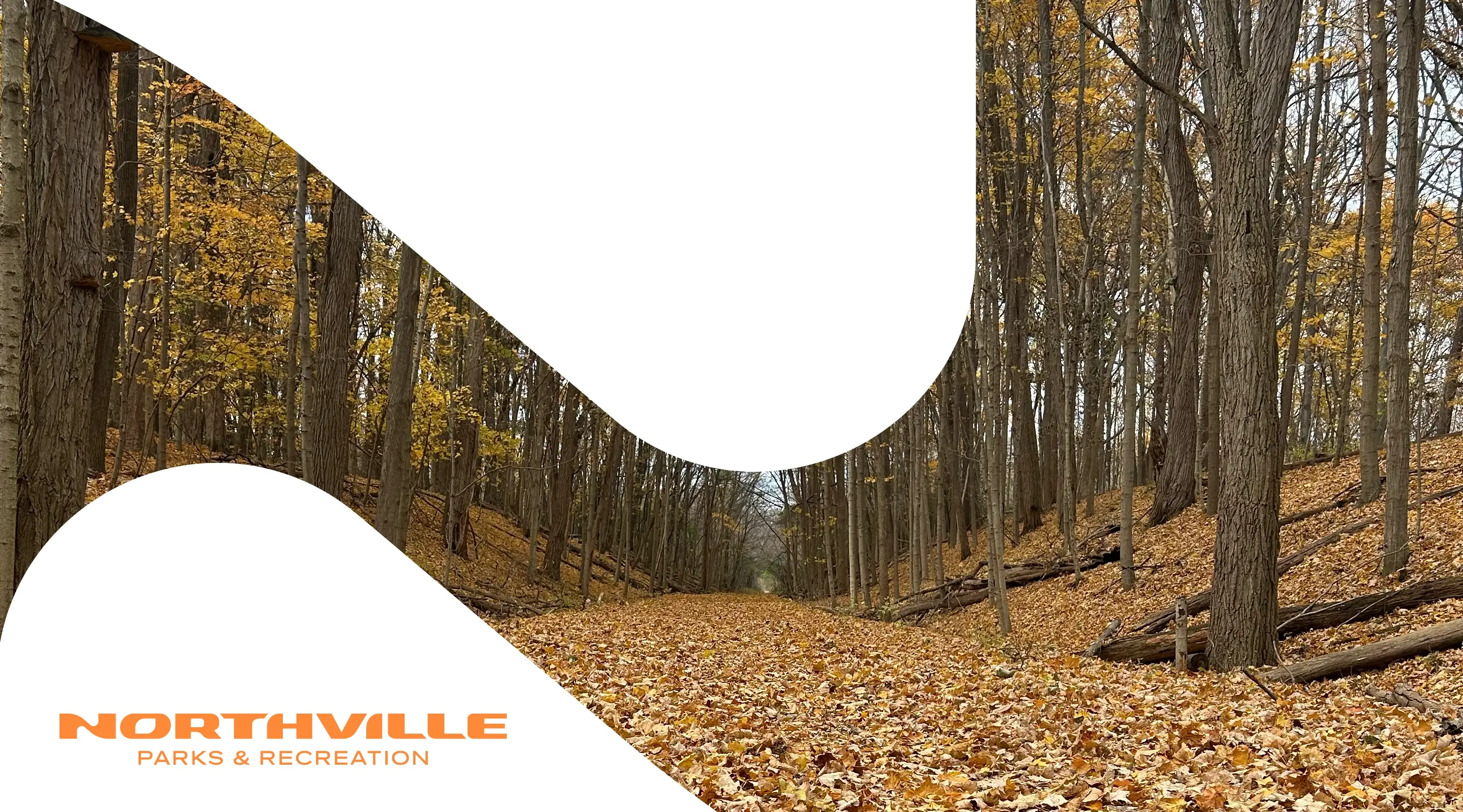 Northville branded trail cropped with an N