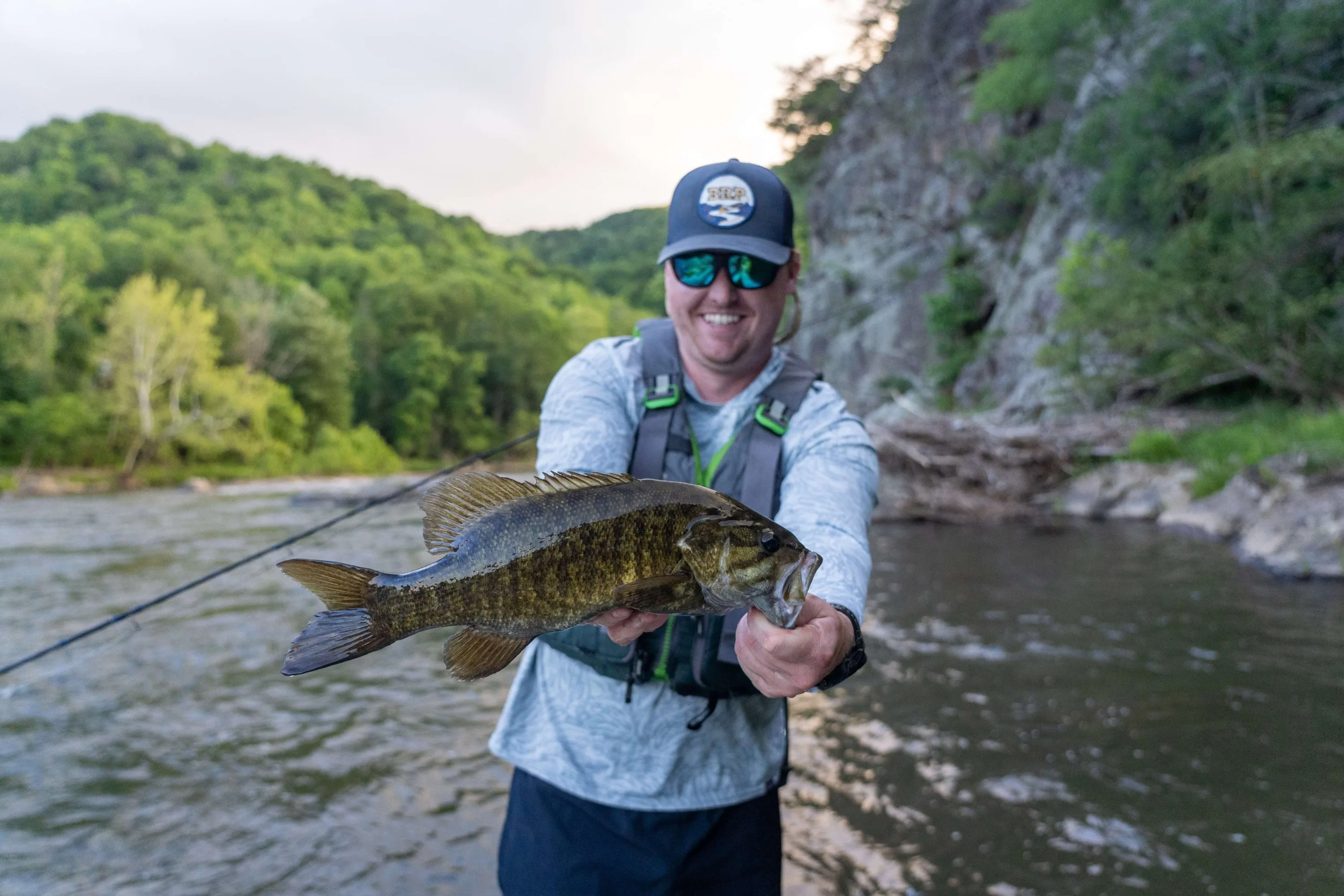 A man holding a fish