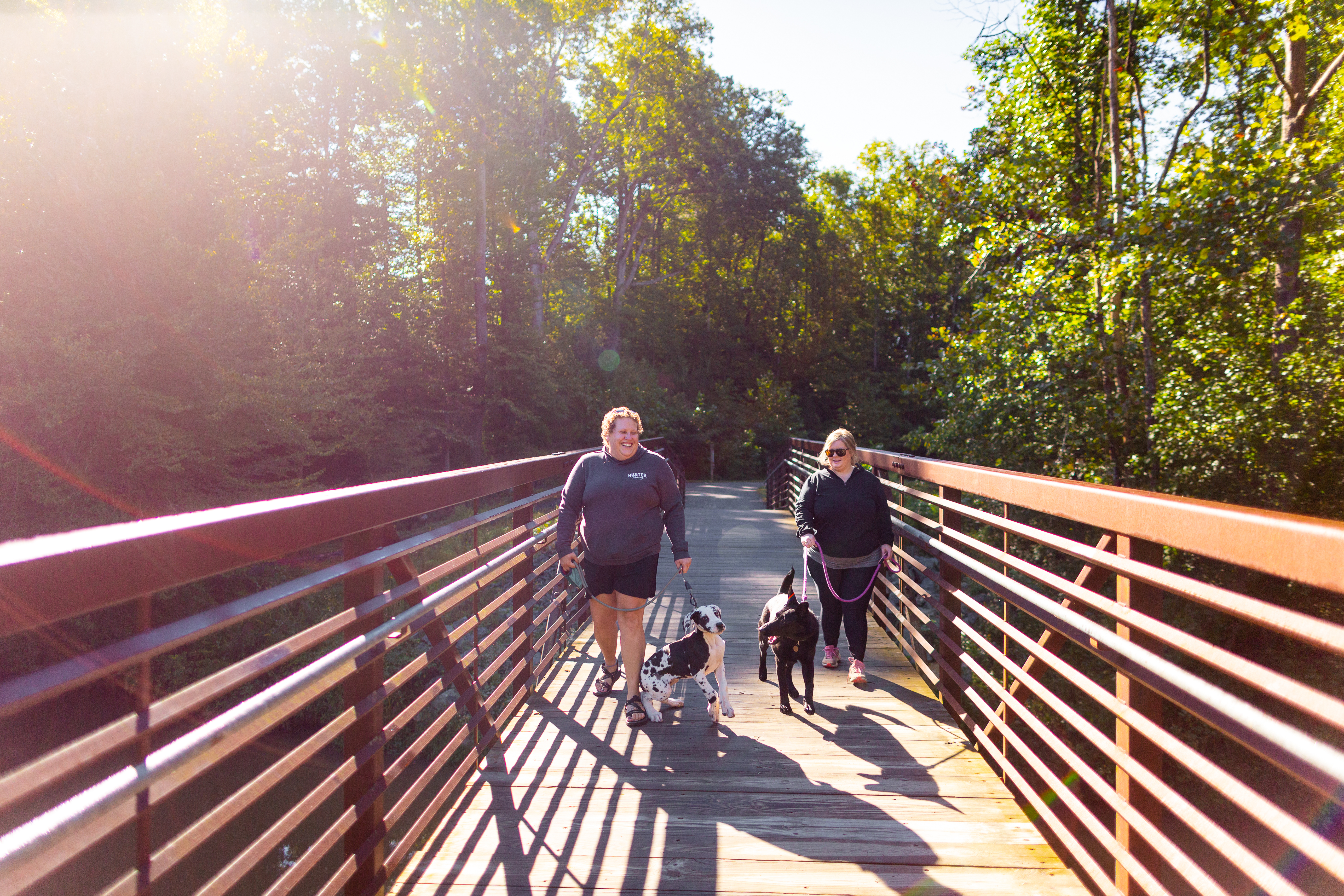 Overwater bridge walk