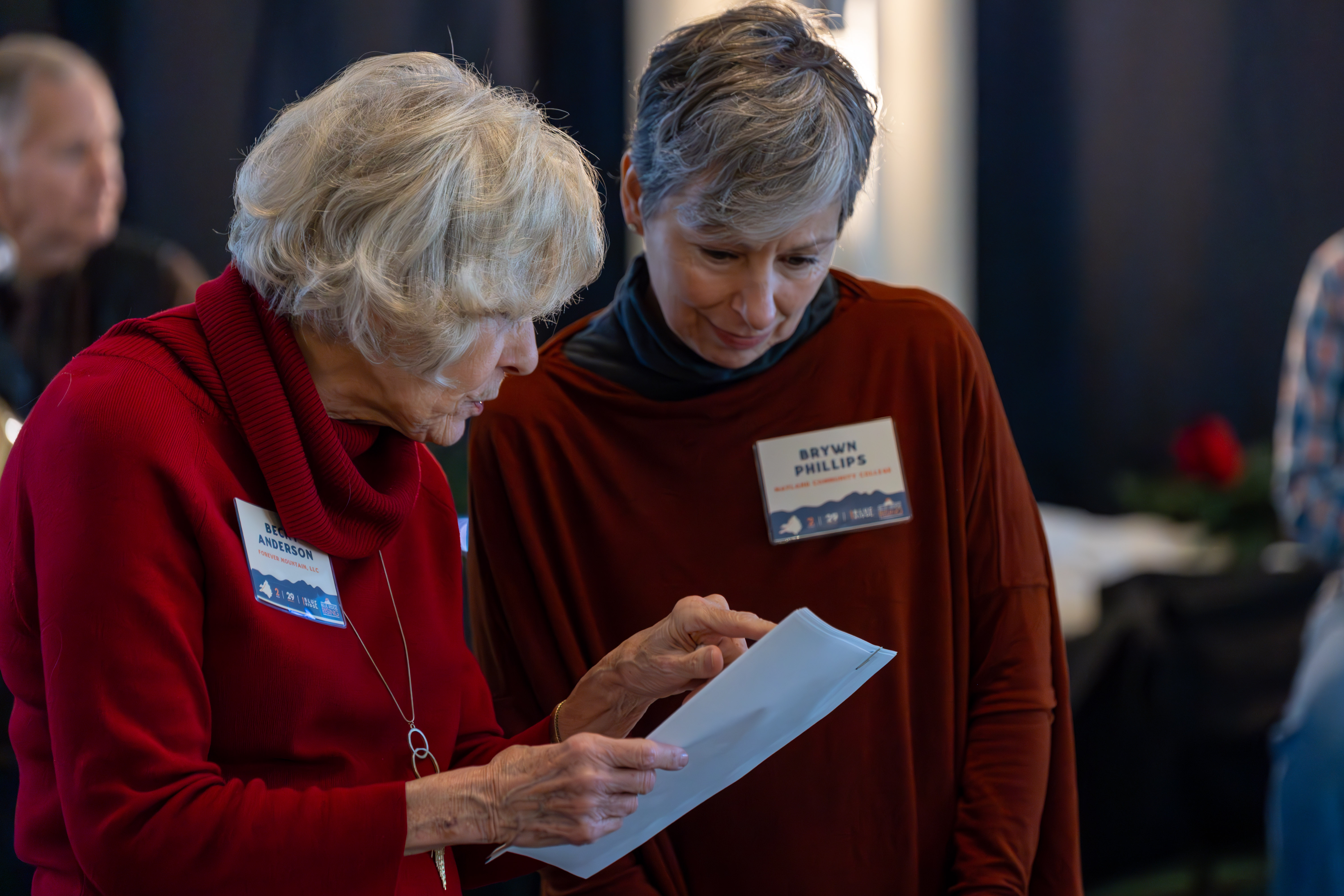 The Blue Ridge Rising Regional Plan Summit readers.