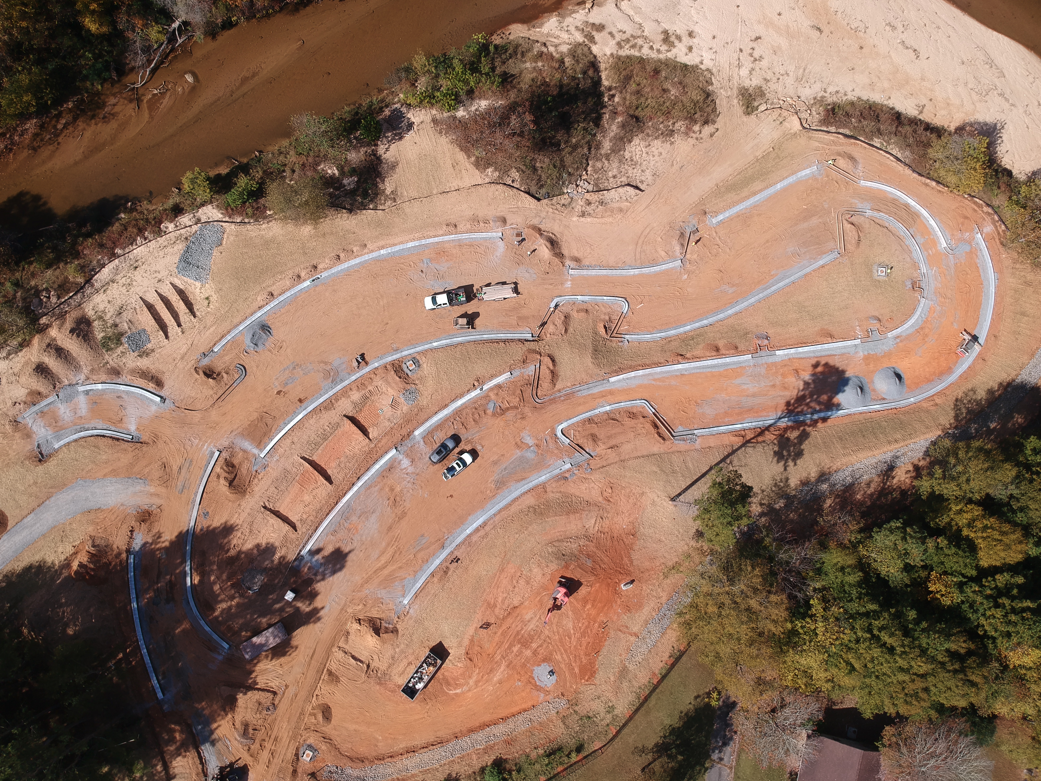 Lawndale Park construction overview.