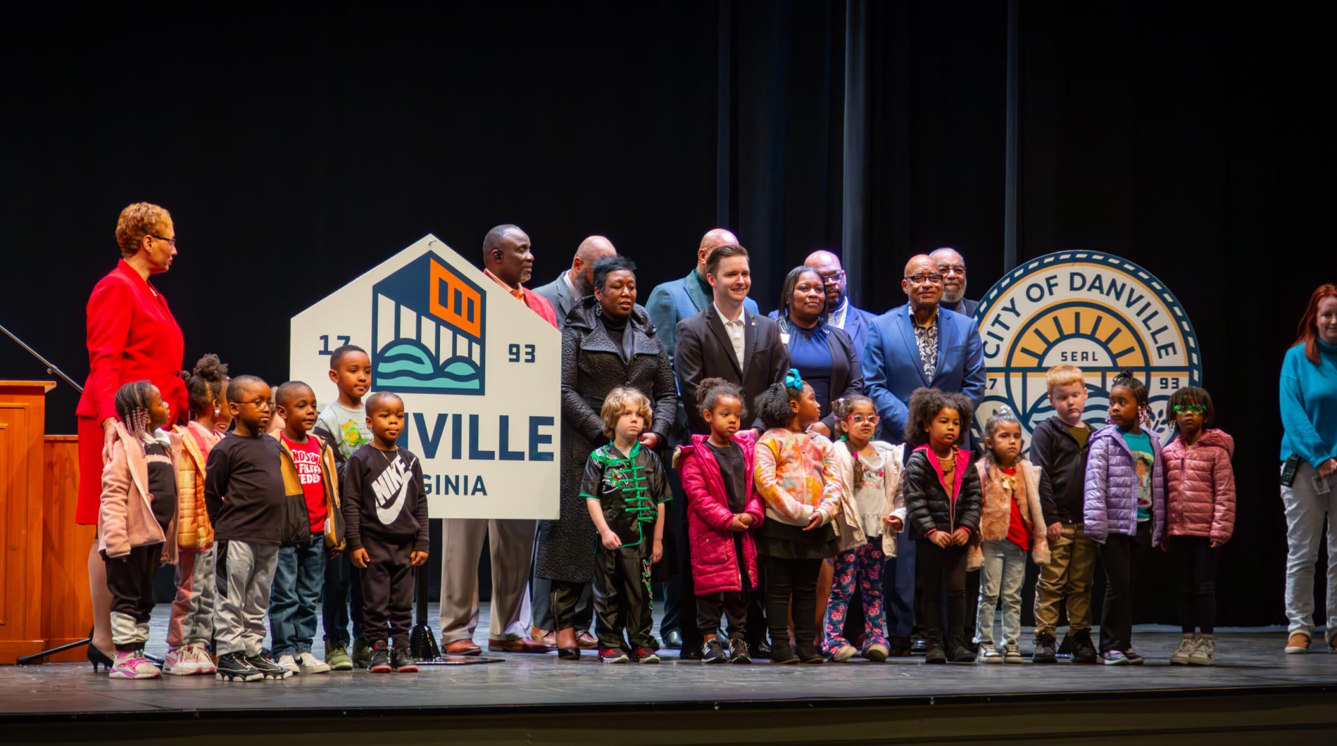 The Danville, VA community brand reveal.