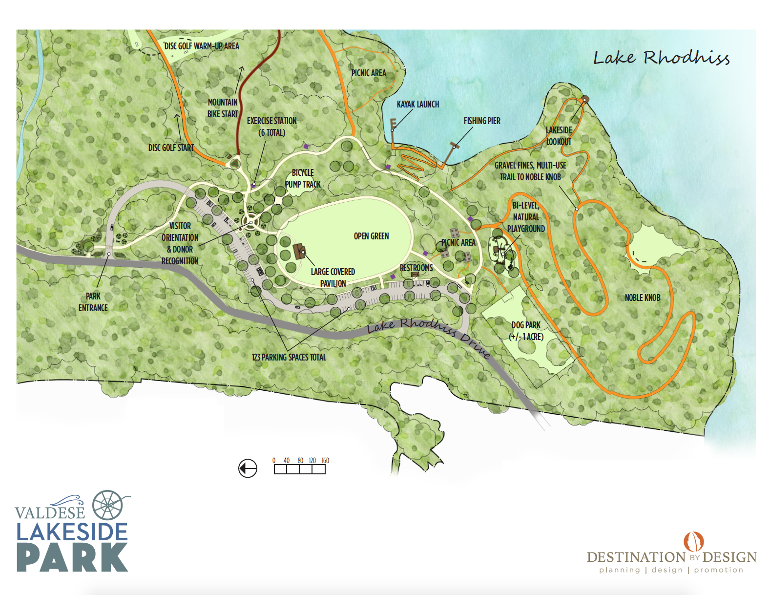 Lakeside Park Lake Rhodhiss plan zoom.