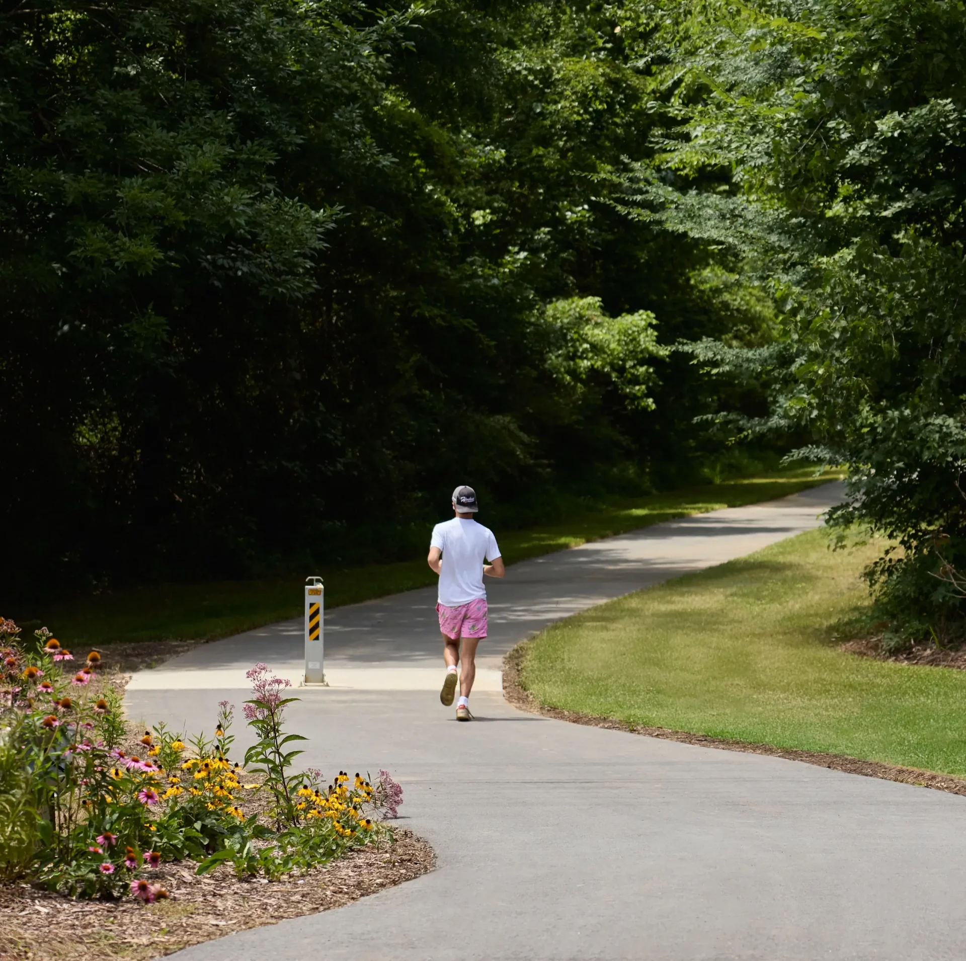 Stallings Greenway path jogger.